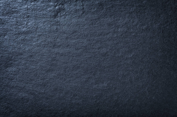 Fundo azul marinho de ardósia natural. Textura de pedra close-up. Grafite macro pano de fundo - Foto, Imagem