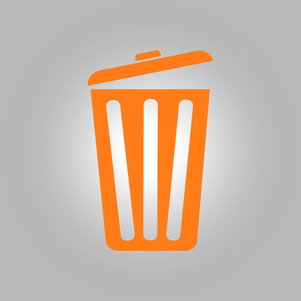 Trash can icon. Delete, Move to Trash, clear the disk space. Vector illustration. - Vector, Image