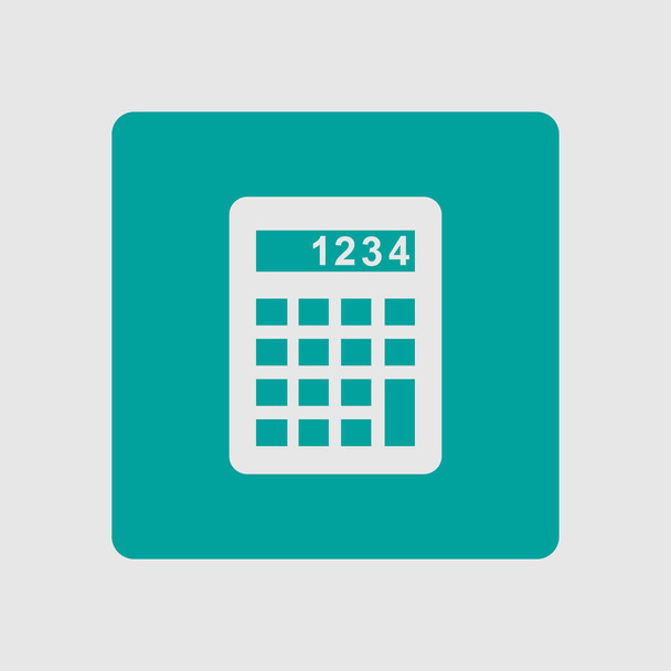 Calculator icon. Calculate the cost price. Flat design style.  - Vector, Image