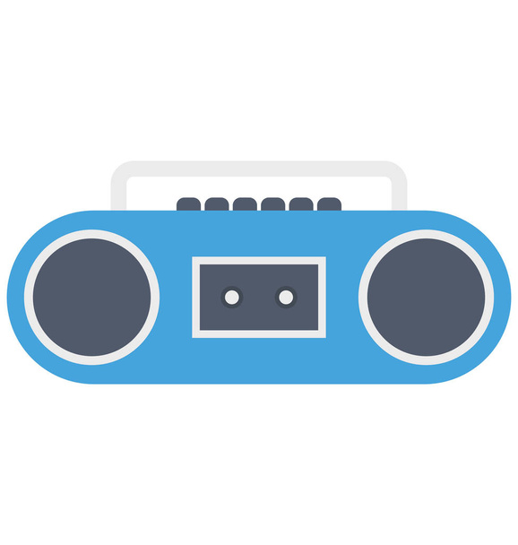 boombox, stereo Vector Icon that can be easily modified or edit - Vector, Image