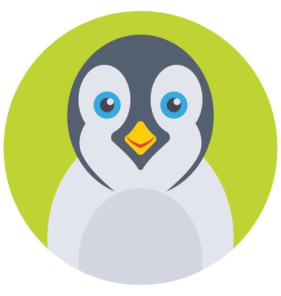 Icona illustrazione vettoriale pinguino che può essere facilmente modificata o modificata
 - Vettoriali, immagini