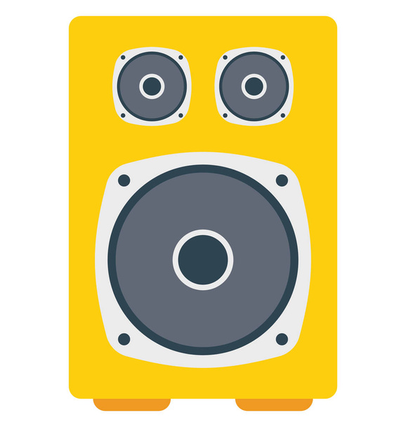 Speaker, Woofer Vector Icon that can be easily modified or edit - Vector, Image