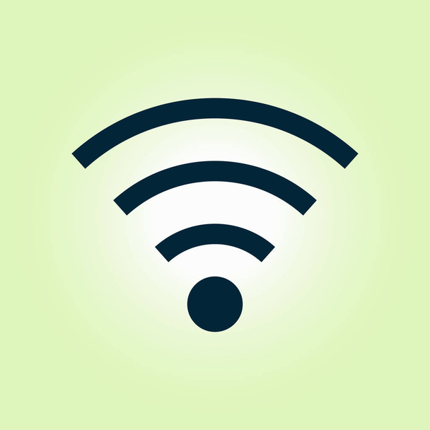 Symbole Wifi. icône de réseau sans fil vectoriel. Style design plat
. - Vecteur, image