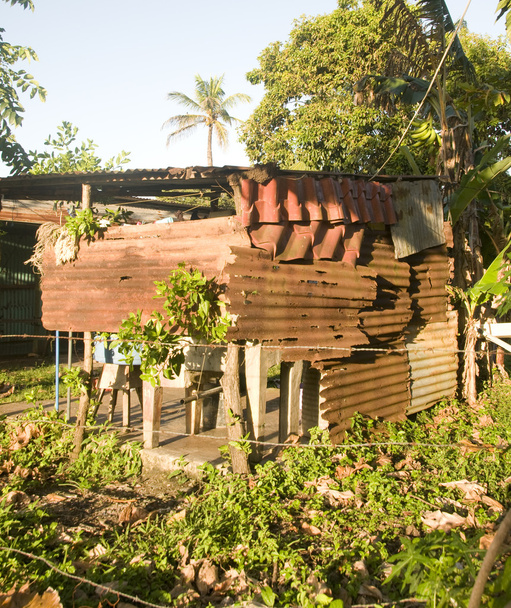 edificio de casas de zinc Big Corn Island Nicaragua
 - Foto, imagen