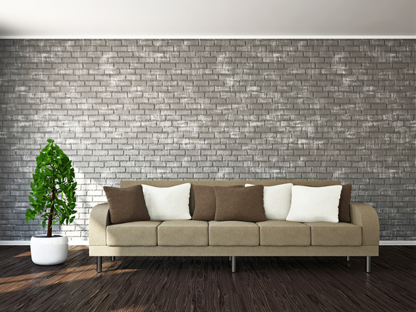 Livingroom with sofa - Фото, изображение