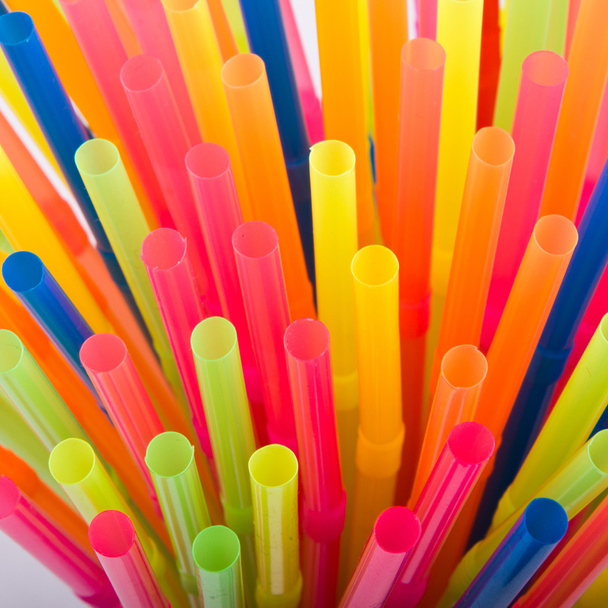 Multi Color flexible straws - Photo, image