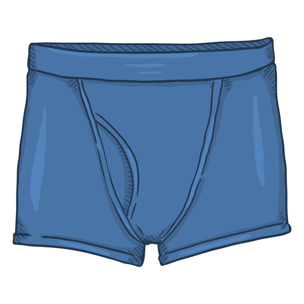 Vektori Cartoon Blue Men alusvaatteet. Miesten lyhyet housut
. - Vektori, kuva