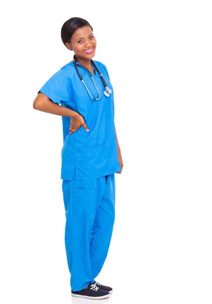 african female nurse isolated - Zdjęcie, obraz