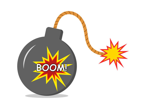 Bomb Logo Icon Vector - Vector, Image