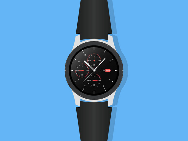 Ilustracja wektora ikony smartwatch - Wektor, obraz