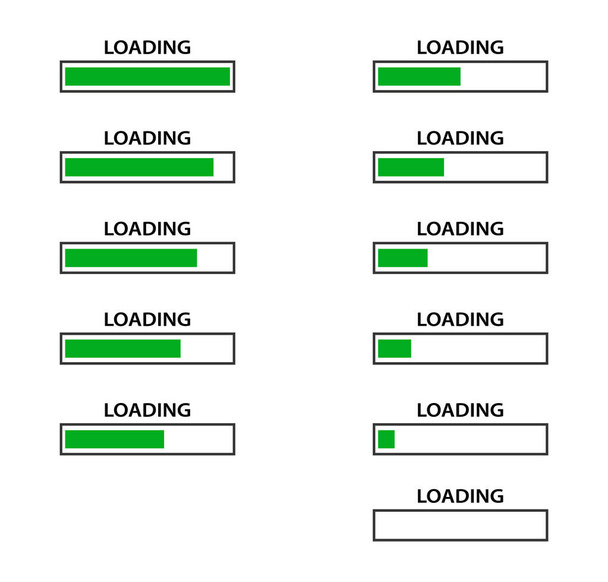 Indicatore di carica della batteria icone nel set grafico moderno vettoriale
 . - Vettoriali, immagini