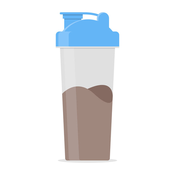 Shaker Vector Icon. Protein Drink Sport Fitness. Royalty Free SVG