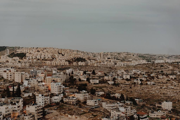 Večerní pohled na starý betlém. Palestina, Střední východ - Fotografie, Obrázek
