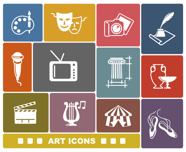 Art icons - Vector, Image