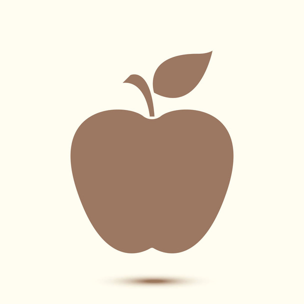 Apple icon vector color illustration - Vector, Image