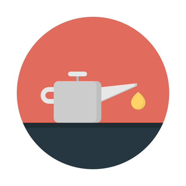 Lubricating oil can icon, simple vector illustration - Vector, Image
