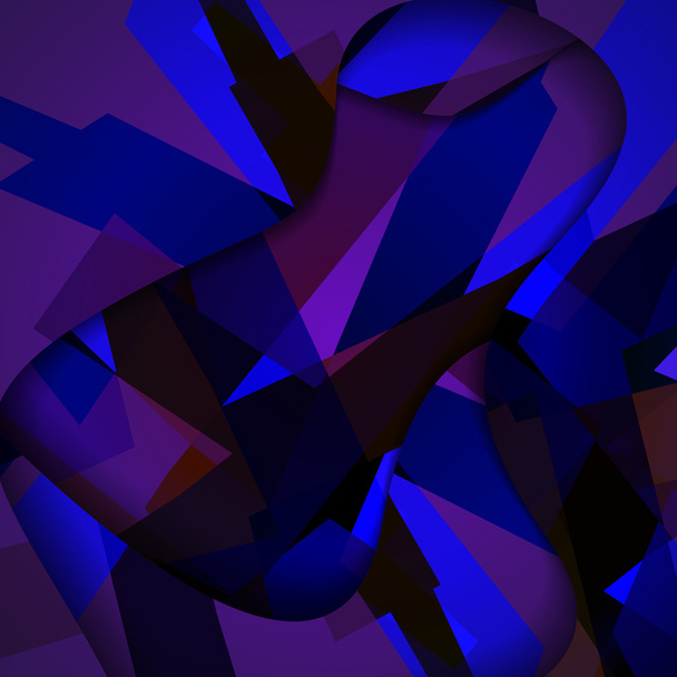Abstract dark shape illustration. - Vector, Image