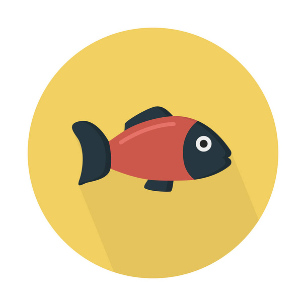 Fish icon, simple vector illustration - Vetor, Imagem
