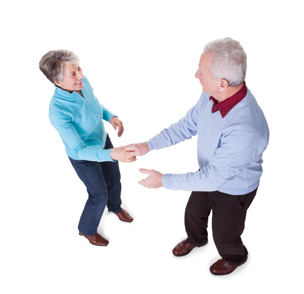 Portrait Of Senior Couple Dancing - Фото, изображение