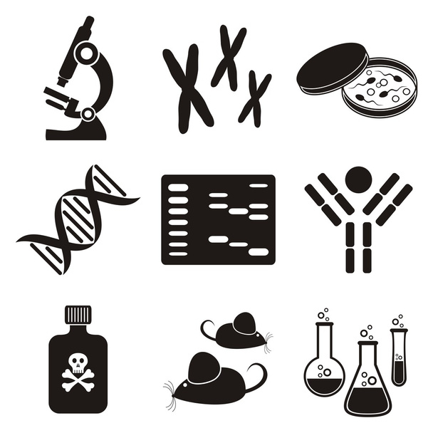 Біологія науки іконки
 - Вектор, зображення