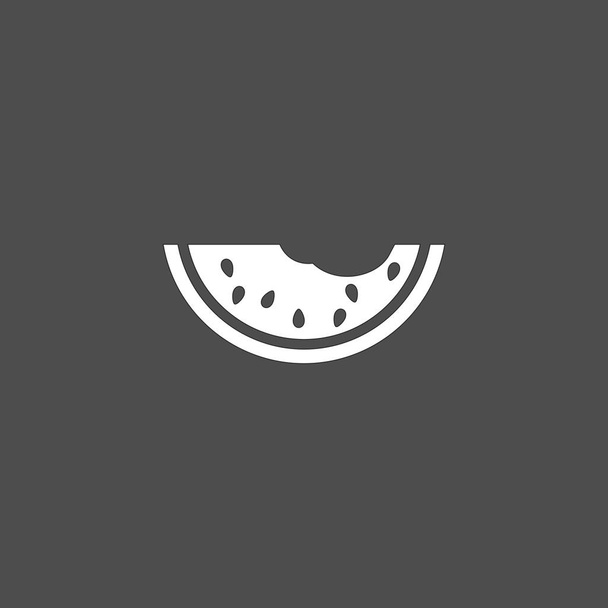 ícone vetor de verão melancia
 - Vetor, Imagem