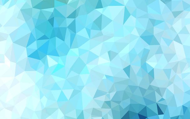 Light Blue, Green vector gradient triangles pattern. A sample with polygonal shapes. A new texture for your web site. - Vector, Image