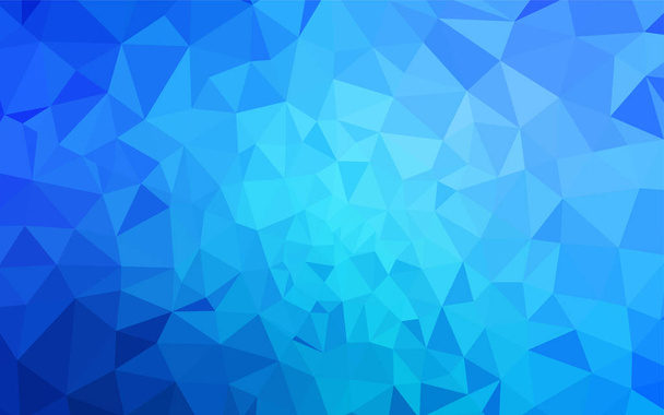 Φως μπλε διάνυσμα αφηρημένη πολυγωνικό πρότυπο. Μια εντελώς νέα εικόνα χρώμα σε πολυγωνικό στυλ. Τριγωνικό μοτίβο για το σχεδιασμό σας. - Διάνυσμα, εικόνα