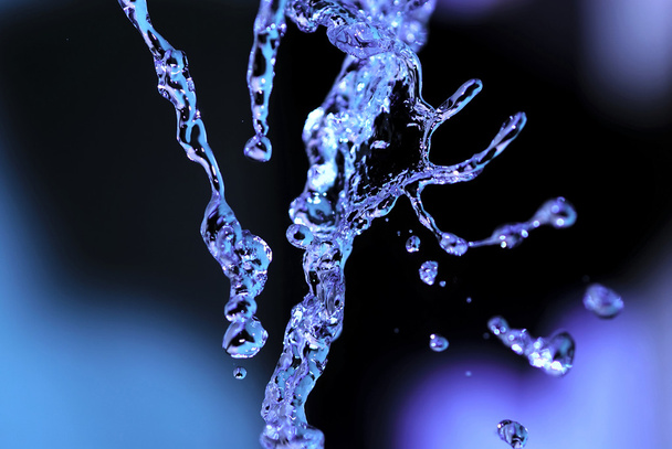 Splash of blue water - Foto, immagini