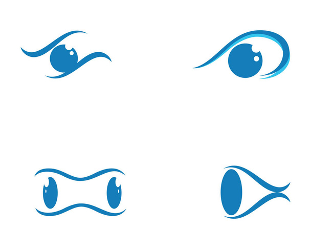 Silmien hoito logo ja symbolit malli vektori kuvakkeet ap
 - Vektori, kuva