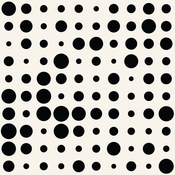 dot halftone seamless pattern, minimal geometric background print texture - Vector, Image