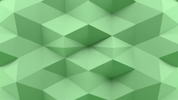 Abstracto 3D renderizado fondo verde
 - Foto, Imagen