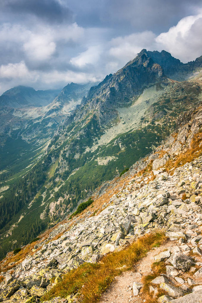 Górski krajobraz, Parku Narodowego Wysokie Tatry, Słowacja, Europa. - Zdjęcie, obraz