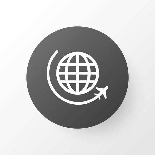 Flight icon symbol. Premium quality isolated international aviation element in trendy style. - Vecteur, image