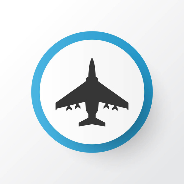 Fighter icon symbol. Premium quality isolated aircraft element in trendy style. - Photo, Image