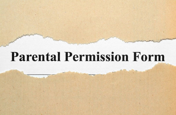 Formulario de permiso parental
 - Foto, imagen