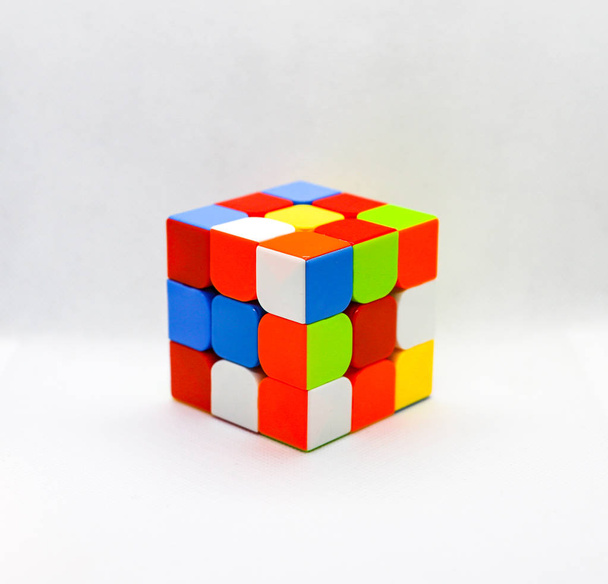 Rubik's Cube is a 3-D combination puzzle invented in 1974 by Hungarian sculptor and professor of architecture Ern Rubik. Originally called the Magic Cube - Fotoğraf, Görsel
