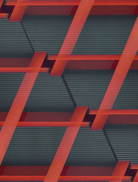 abstrakte Linien Architektur Hintergrund - Foto, Bild