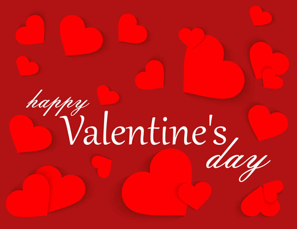Valentine's day greeting card - Вектор, зображення
