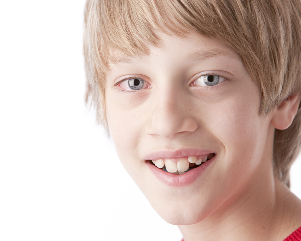 A closeup headshot of smiling little boy - Valokuva, kuva