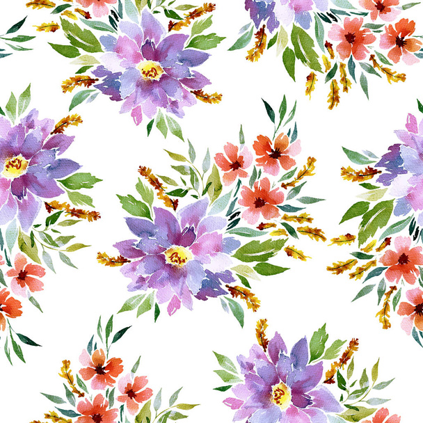 Seamless watercolor pattern - Vektor, obrázek