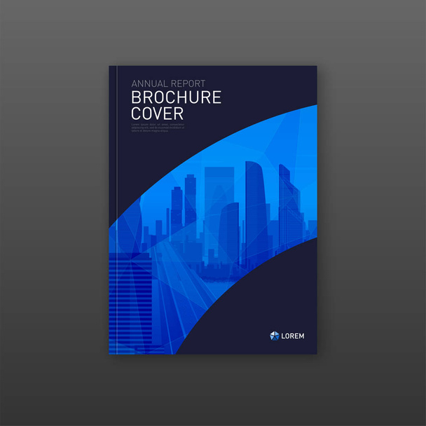 Real estate brožura cover design rozvržení - Vektor, obrázek