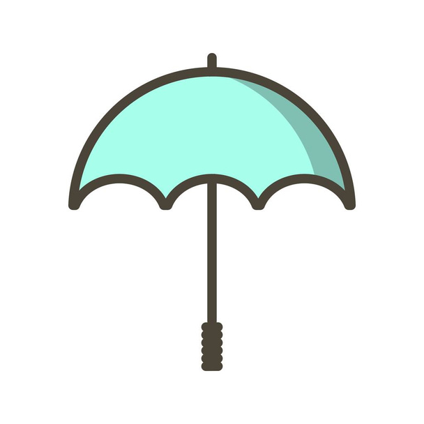 Kişisel ve ticari kullanım için şemsiye vektör simgesi............. - Vektör, Görsel