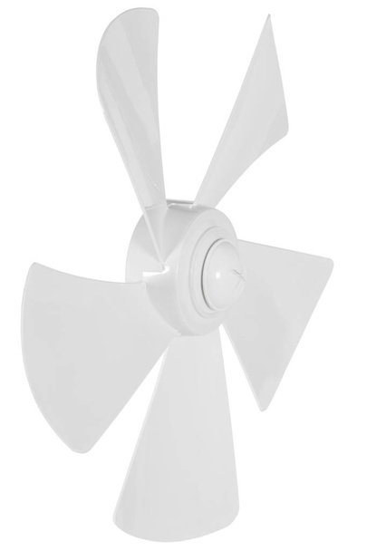 Vrtule ventilátoru, izolované na bílém pozadí, s ořezovou cestou - Fotografie, Obrázek