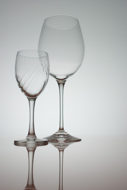 Két bor kristályüveg - Fotó, kép