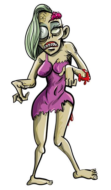 Zombie hooker - Vector, Image