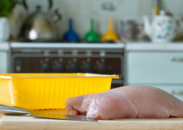 Turkey breast in the kitchen - Photo, Image