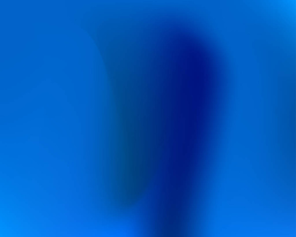 魔法の群青色の波状のバナー - ベクター画像