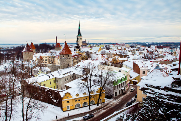 Таллин зимой, Эстония
 - Фото, изображение