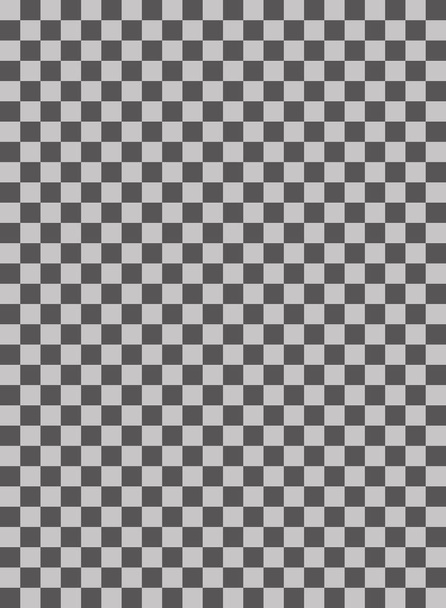 Light and dark gray checkered square pattern. Seamless pattern. - Vector, Image