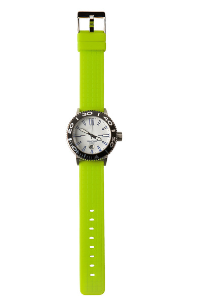 Fluor relógio esportivo verde
 - Foto, Imagem
